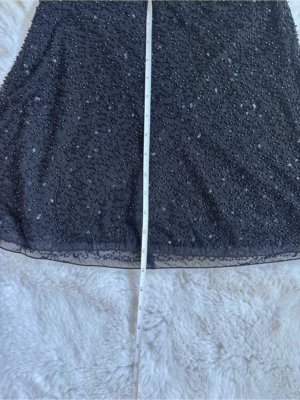 Oh Polly Black Sequin Mini Skirt - Picture 9 of 10